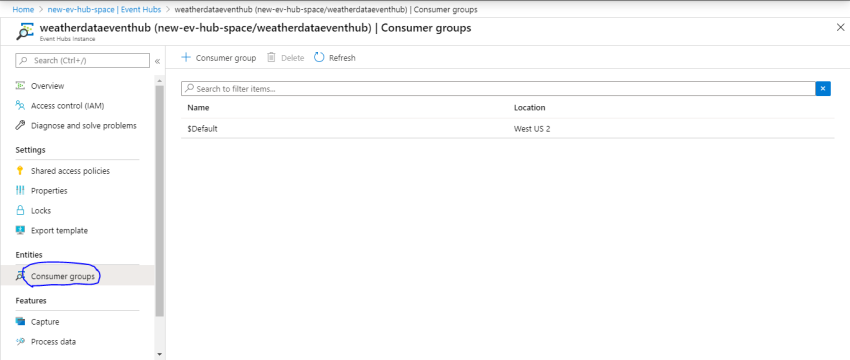 Receiving Event Data From An Azure Eventhub